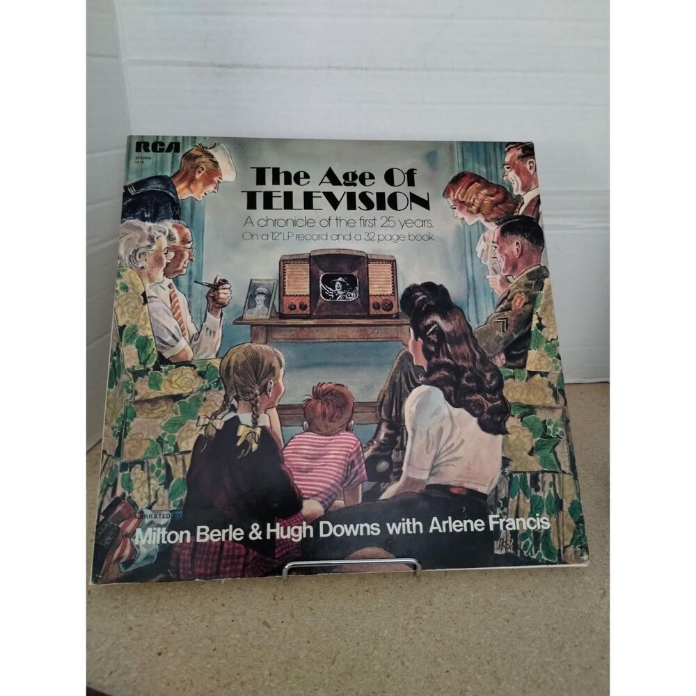The Age Of Television Vinyl LP With Booklet RCA Records LL-8 Hugh Downs Berle